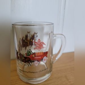 Vintage Budweiser champion Clydesdale beer mug EUC